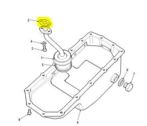 GASKET OIL SUMP STRAINER  ERR3788