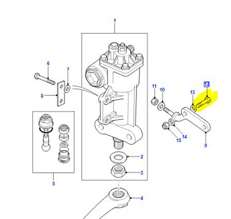 BOLT M12 X 60 BH112121L