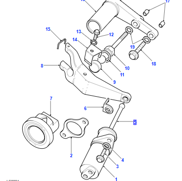 CLUTCH PUSH ROD V8 571160