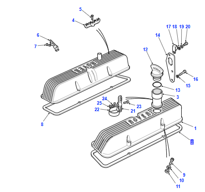 GASKET ROCKER COVER 3.5 4.0L V8 602512