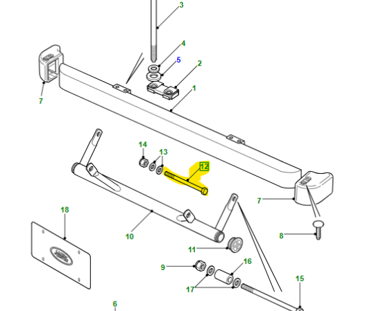 BOLT M10 X 120 BH110241L