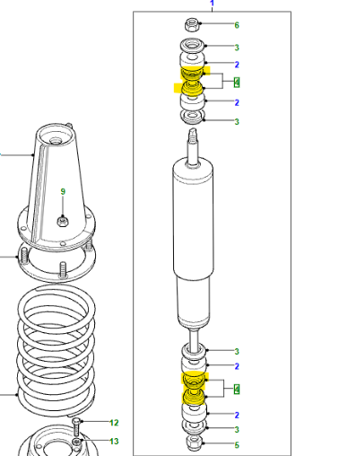 SHOCK WASHER OUTER REAR  RYF500200