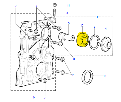 BEARING FRONT COVER TD5 ERR5285