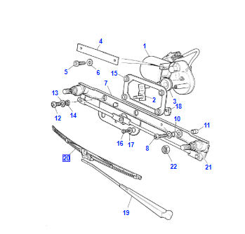 WIPER BLADE FRONT SCREEN RTC6787